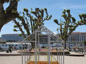 Viviane Rabaud - Installation aux Bains des Pâquis - Genève